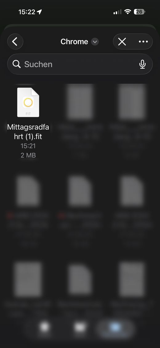 2. Datei antippen