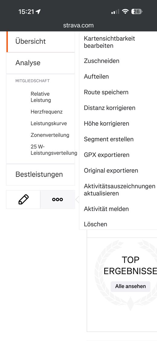2. „Original exportieren“