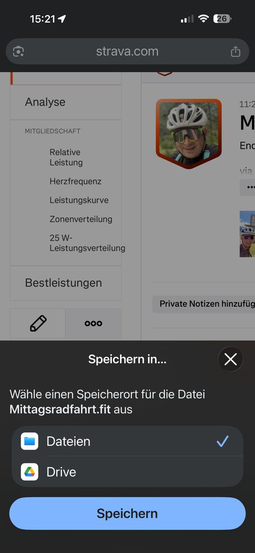 4. In „Dateien“ speichern